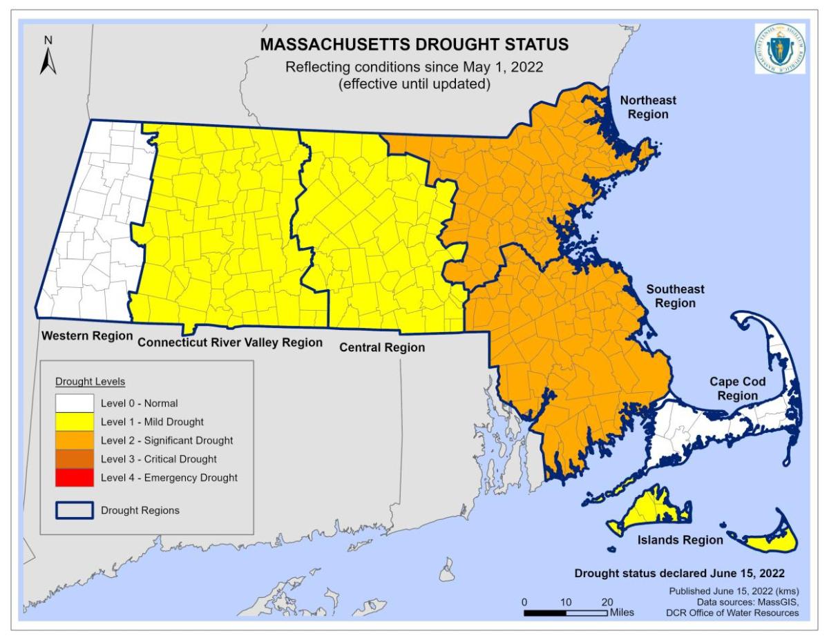 LEVEL 2 DROUGHT DECLARED FOR NORTHEAST